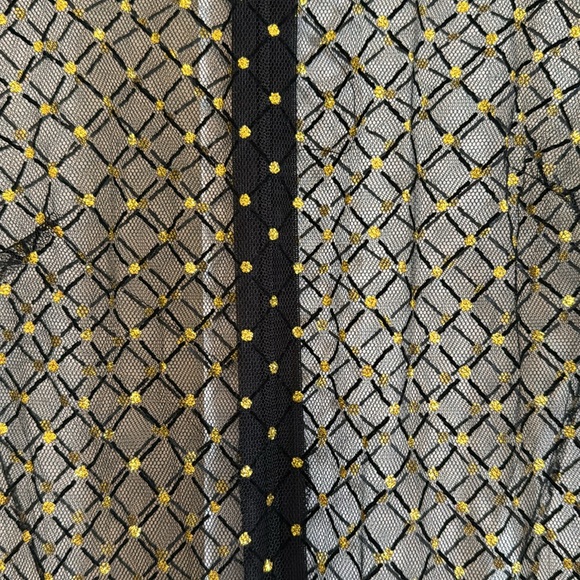 Black and gold sheer body suit - Picture 2 of 5